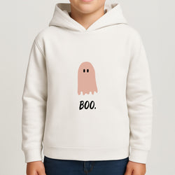 Boo - Ghost Halloween Boys Hoodie