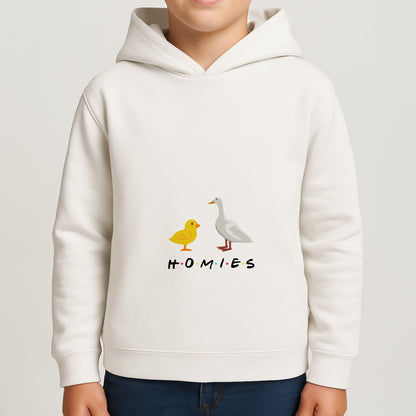 Homies Chick And Duck Boys Hoodie