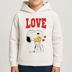 Love Cartoon Beagle  Boys Hoodie