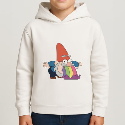 Garden Gnome Rainbow Boys Hoodie