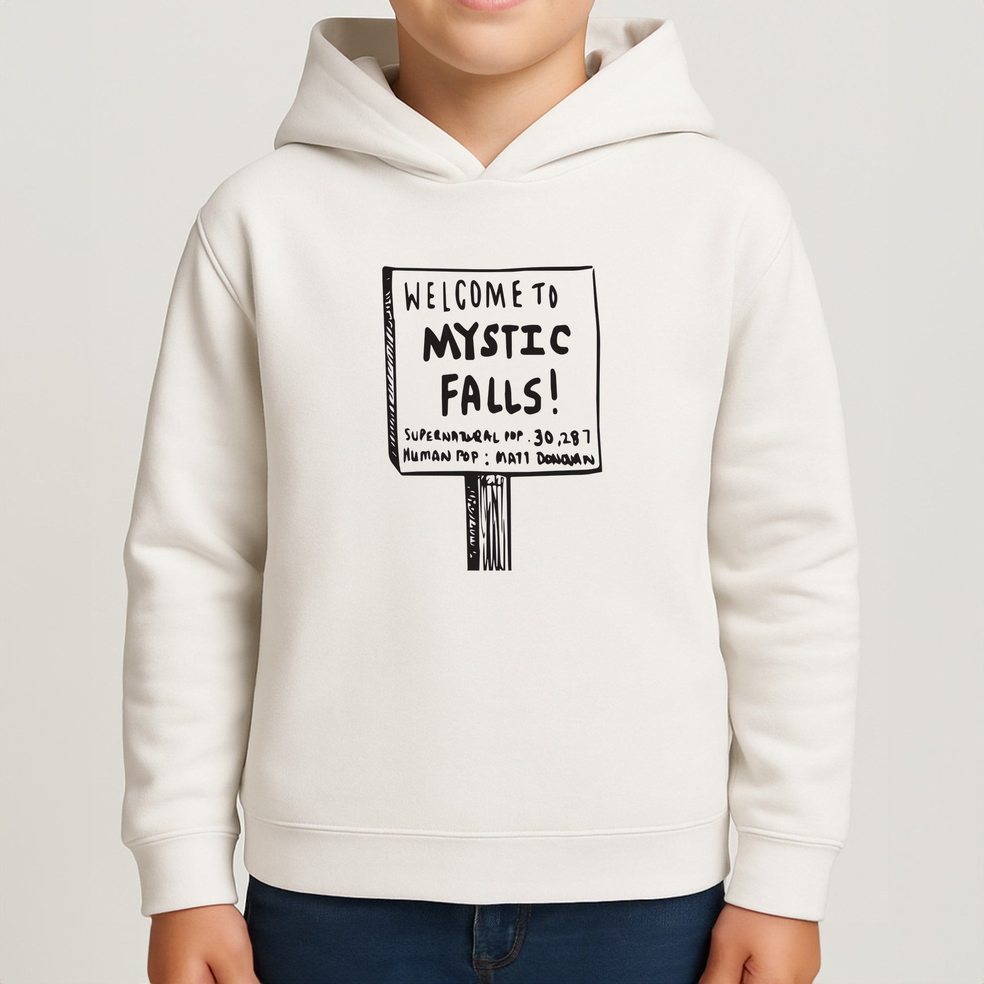 Welcome to Mystic Falls - VD Kids Hoodie