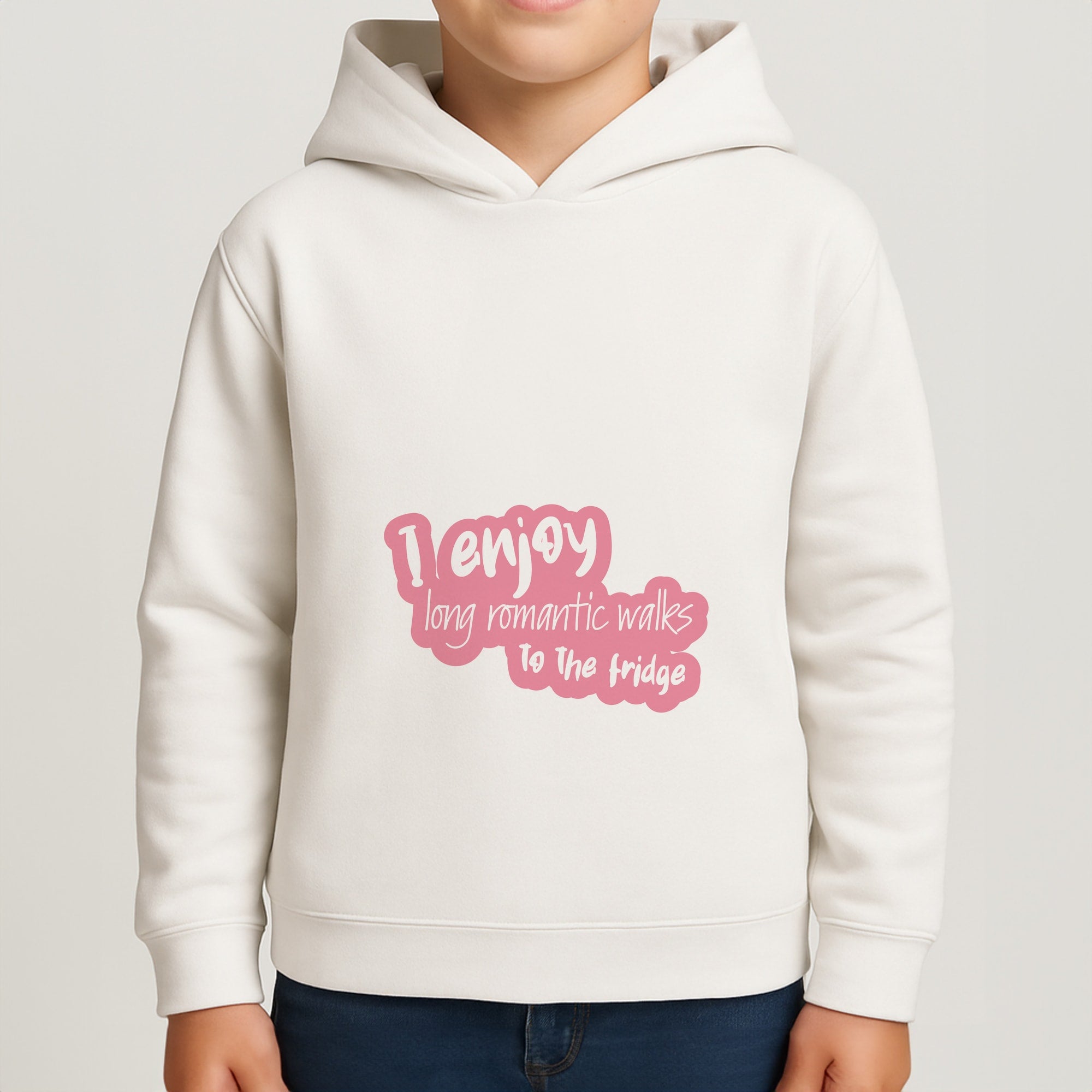 I Enjoy Long Romantic Walks - Funny Quotes Boys Hoodie