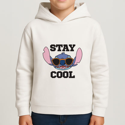 Stay Cool Blue Alien Boys Hoodie