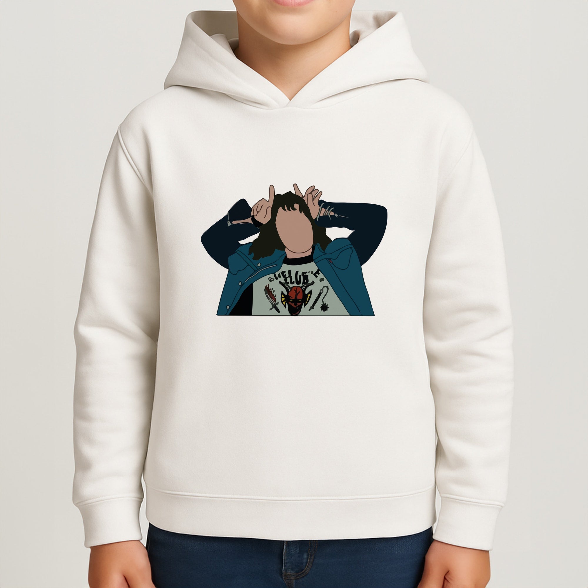Eddie Munson Kids Hoodie