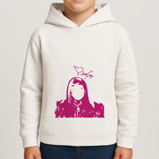 Pink Gaga Silhouette  Kids Hoodie 4
