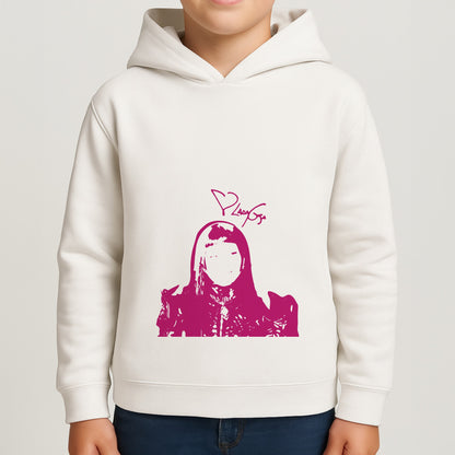 Pink Gaga Silhouette  Boys Hoodie