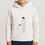 Leia Faceless With Gun Kids Hoodie 4