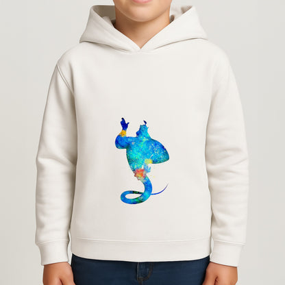 Watercolour Aladdin Fairytale Boys Hoodie