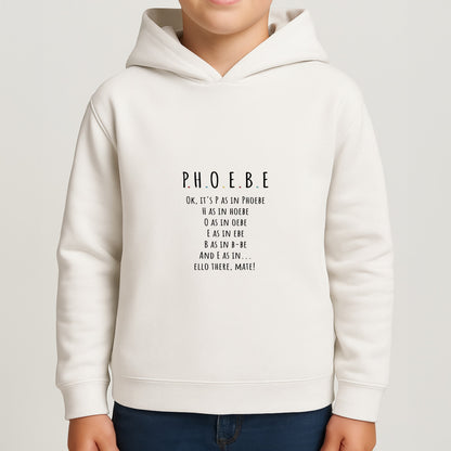 Spelling Phoebe Boys Hoodie