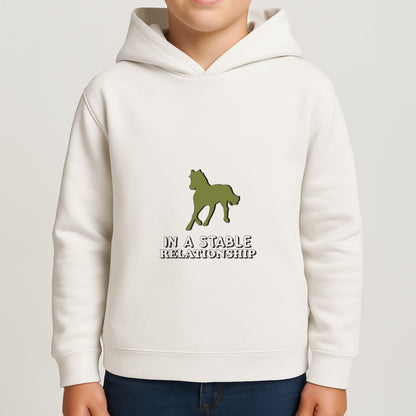 In A Stable Relationship - Horses Boys Hoodie