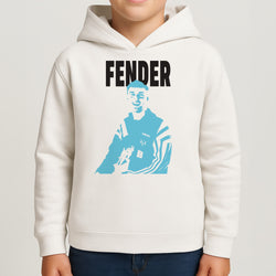 Fender Silhouette Blue Kids Hoodie