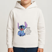 Ohana Means Family - Blue Alien Kids Hoodie 4