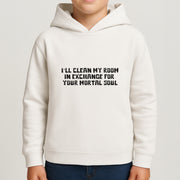 I'll Clean My Room In Exchange Wednesday Kids Hoodie 4