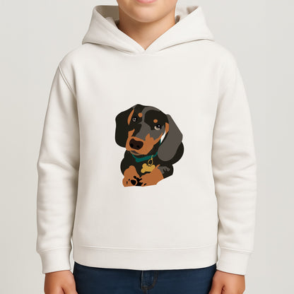 Black & brown - Dachshunds Boys Hoodie