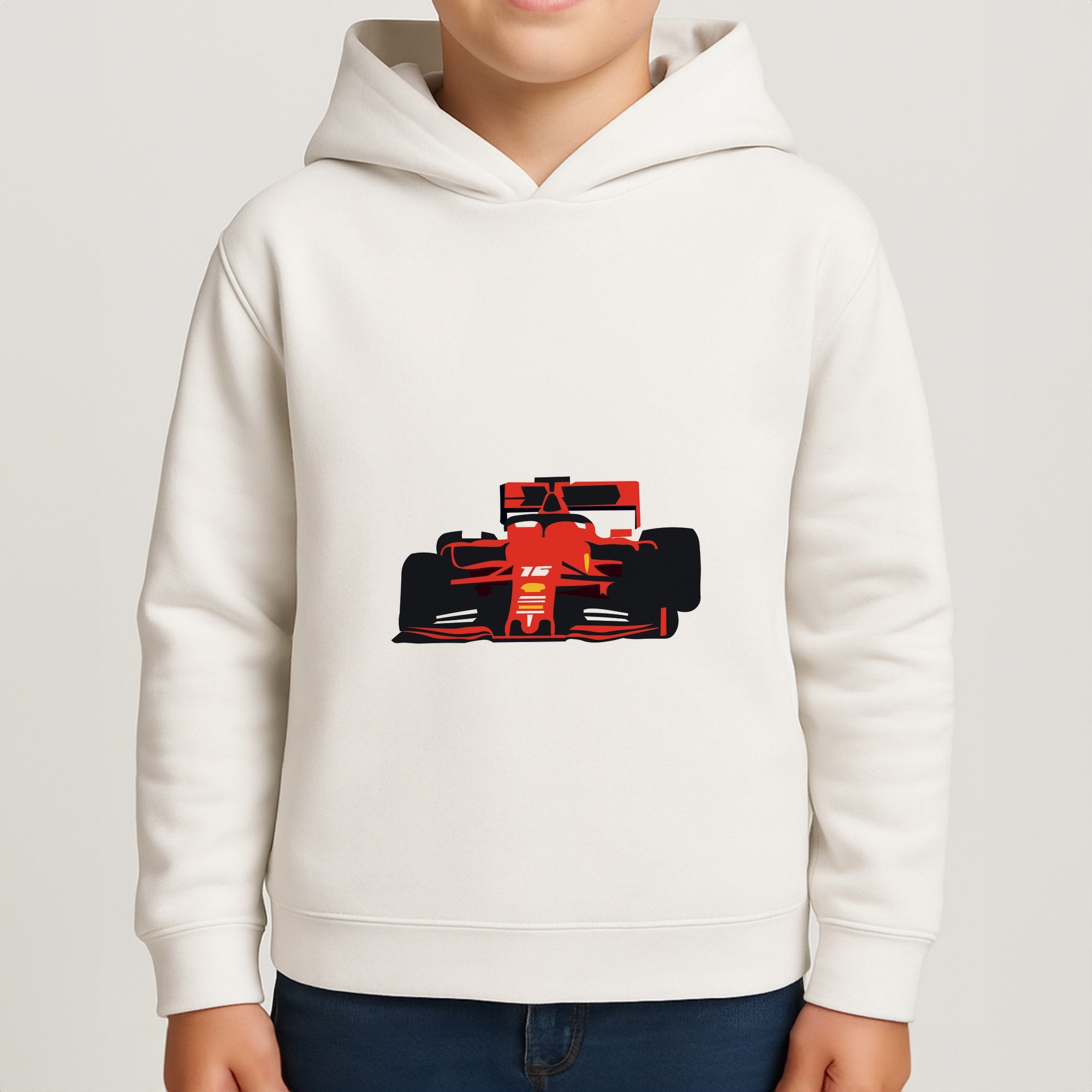 F1 Car  Boys Hoodie