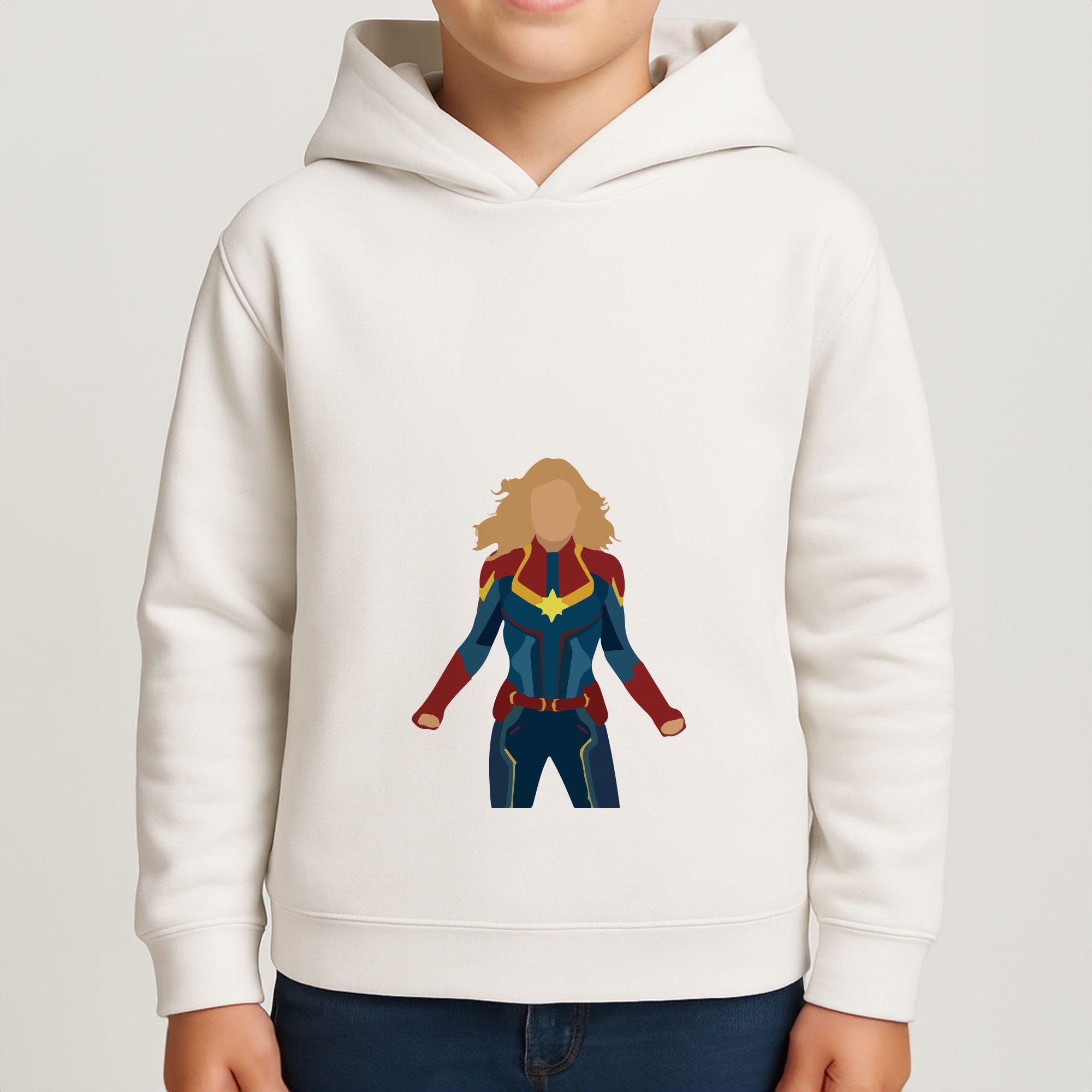 Captain Marvel Boys Hoodie