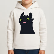 Black Fury Dragon Kids Hoodie 4