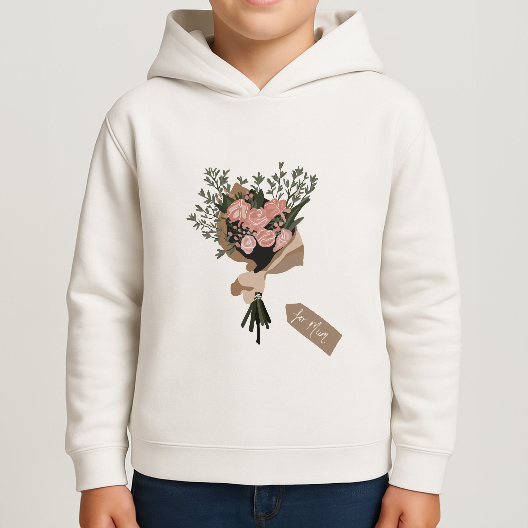 Mum Bouquet - Mother's Day Boys Hoodie