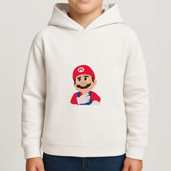 Worried Mario Boys Hoodie