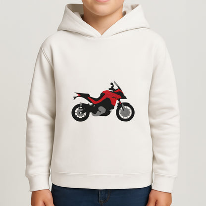 Red Motorbike - Motorbike Boys Hoodie