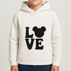 Mouse Love Valentine's Boys Hoodie