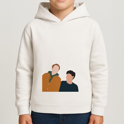 Nick And Charlie - Heart TV Boys Hoodie