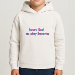 Leave Fast Or Stay Forever - Fender Kids Hoodie