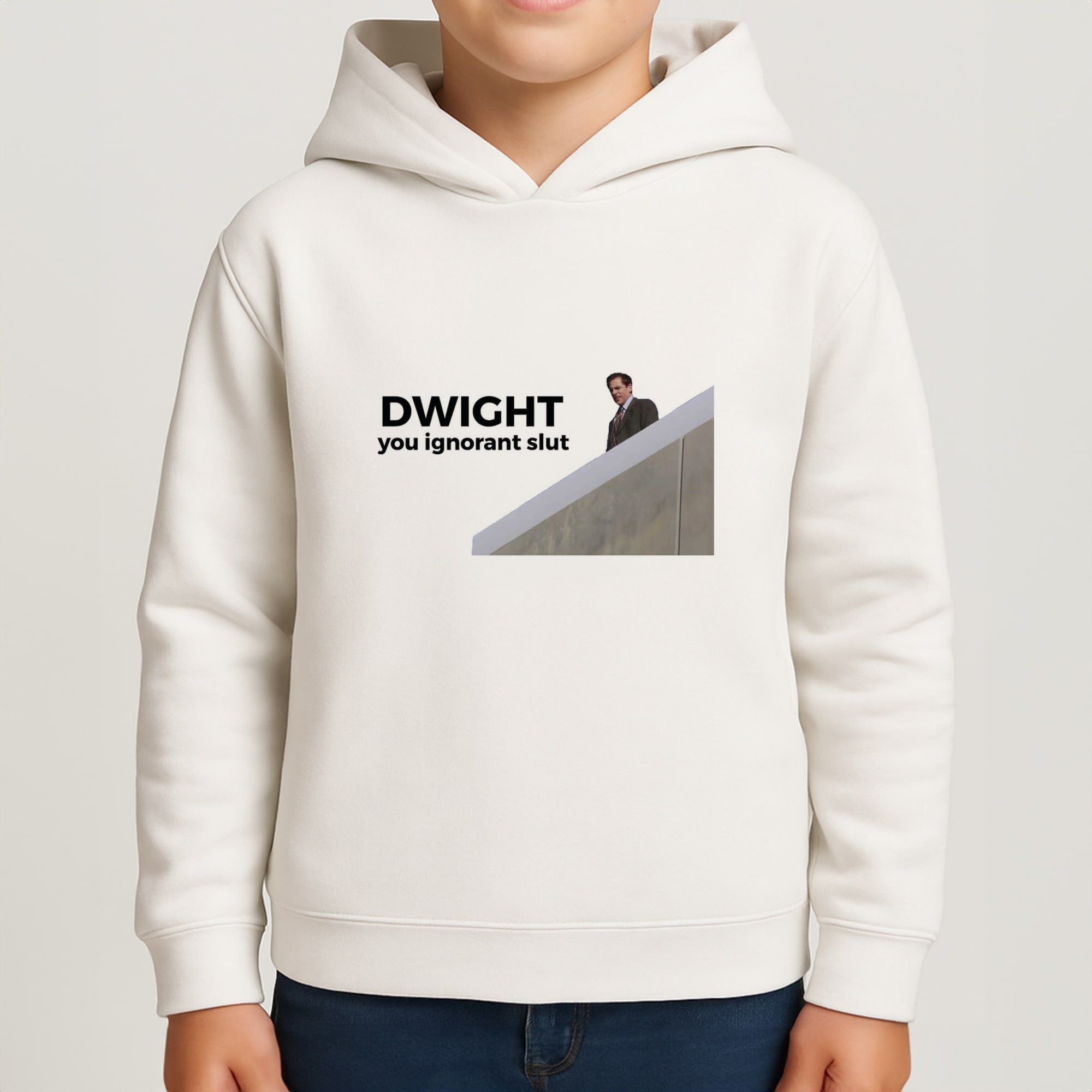 Dwight, You Ignorant Slut Kids Hoodie
