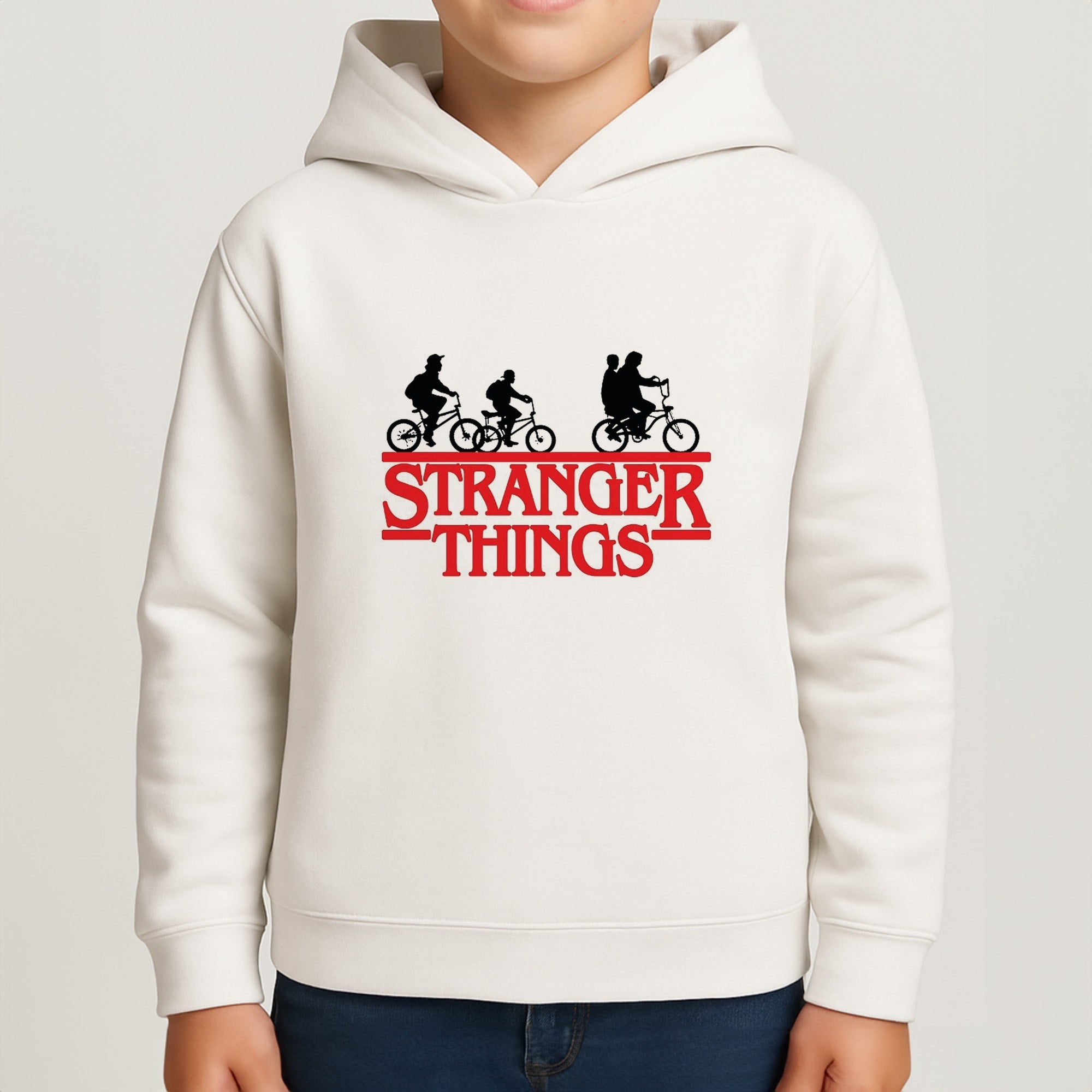Stranger Cycling Logo Kids Hoodie