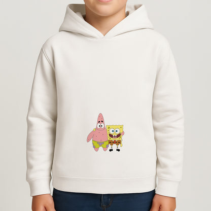 Patrick And Sponge Boys Hoodie