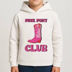 Zebra Print Pink Pony Club Boys Hoodie