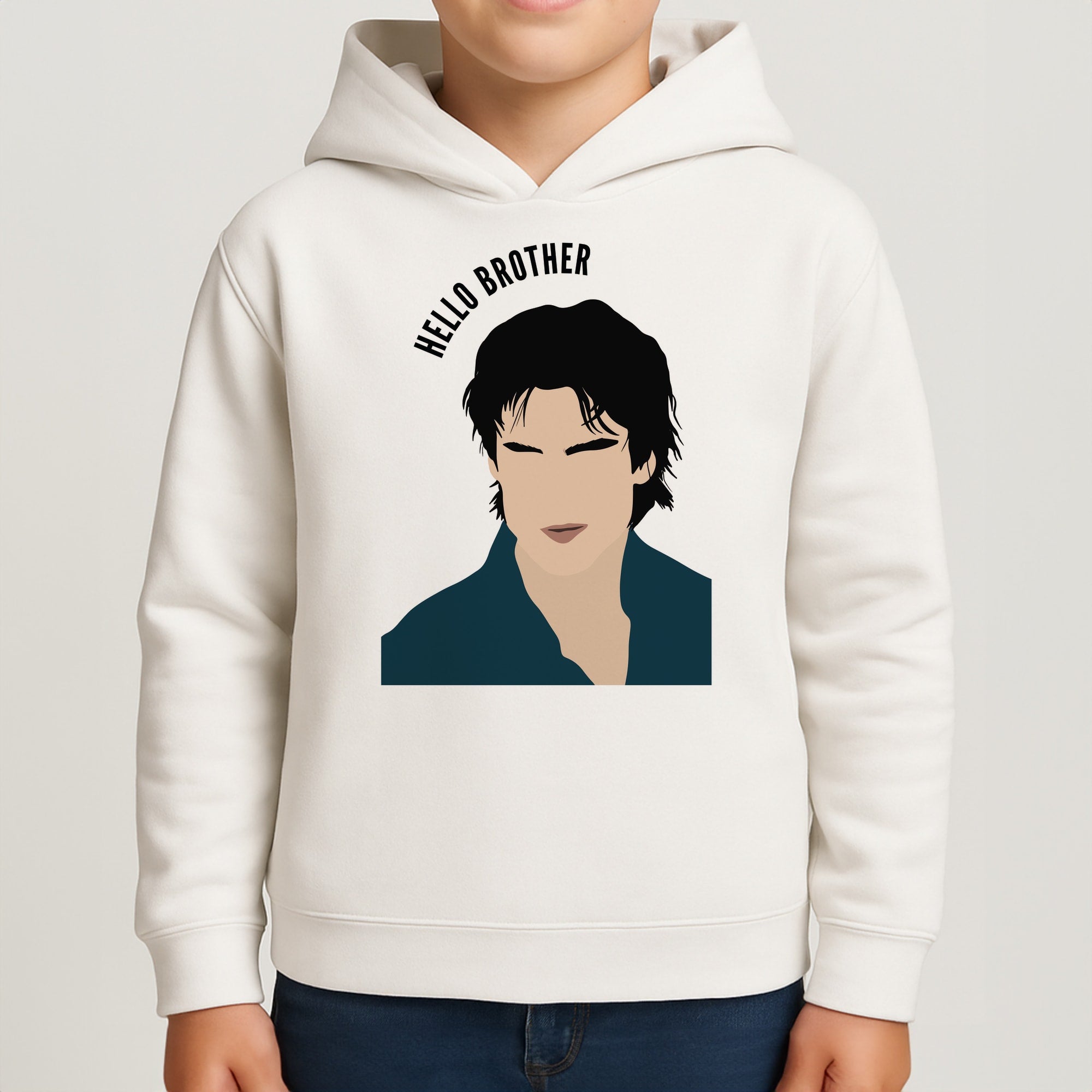 Hello Brother Cartoon - VD Kids Hoodie