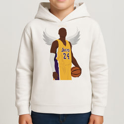 Kobe with wings - Basketball Kids Hoodie