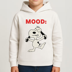 Mood Cartoon Beagle  Boys Hoodie