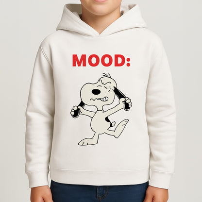 Mood Cartoon Beagle  Boys Hoodie