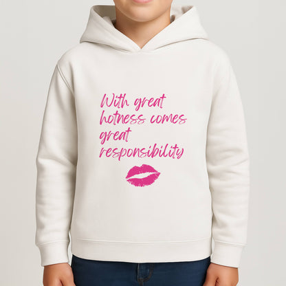 With Great Hotness  Boys Hoodie