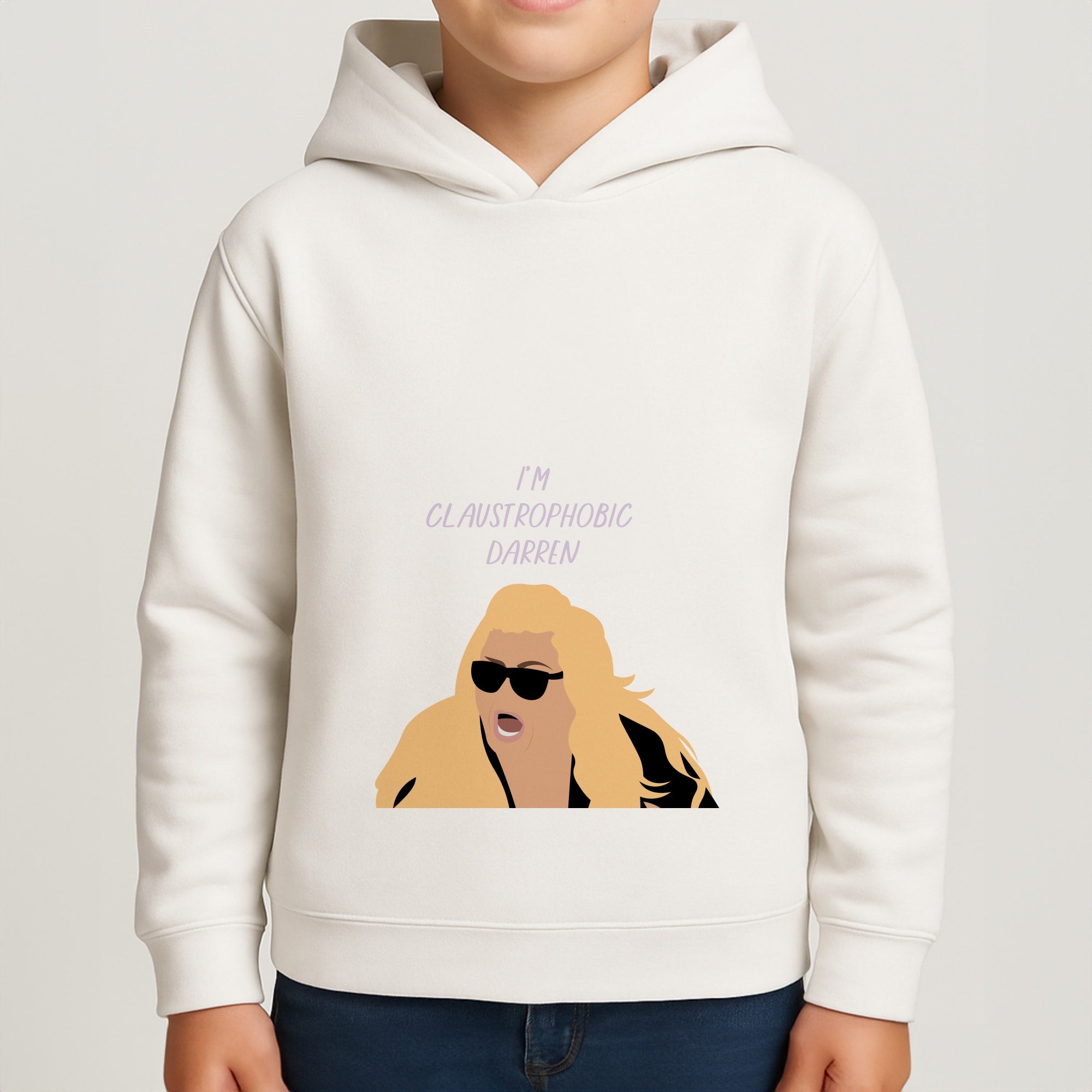 I'm Claustrophobic Darren - British Pop Culture Boys Hoodie