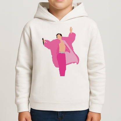 Harry Pink Coat  Kids Hoodie