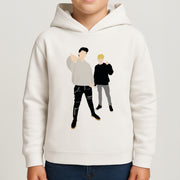 Standing - S & C Kids Hoodie 4