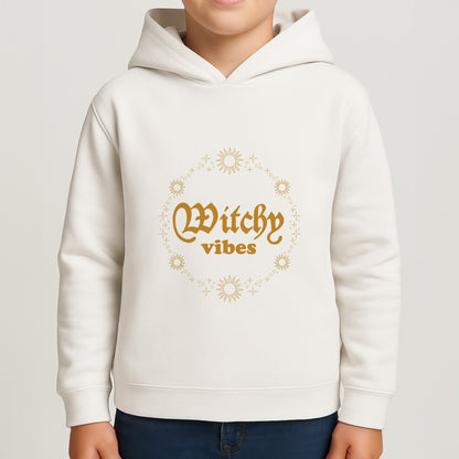 Witchy Vibes Green Boys Hoodie
