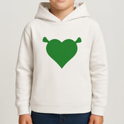 Green Ogre Heart Kids Hoodie 4