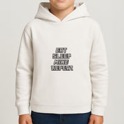Eat Sleep Mine Repeat Kids Hoodie 4