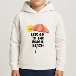 Lets Go To The Beach - Summer Quotes Boys Hoodie