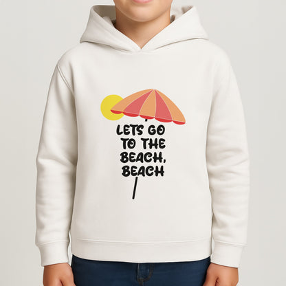 Lets Go To The Beach - Summer Quotes Boys Hoodie