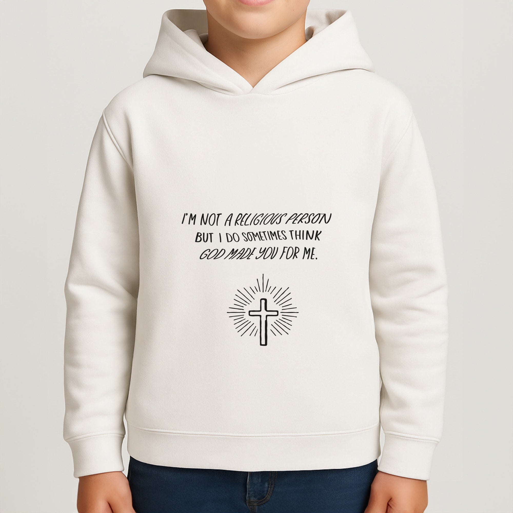 I'm Not A Religious Person Boys Hoodie