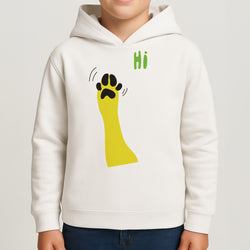 Hi - Dog Patterns Kids Hoodie
