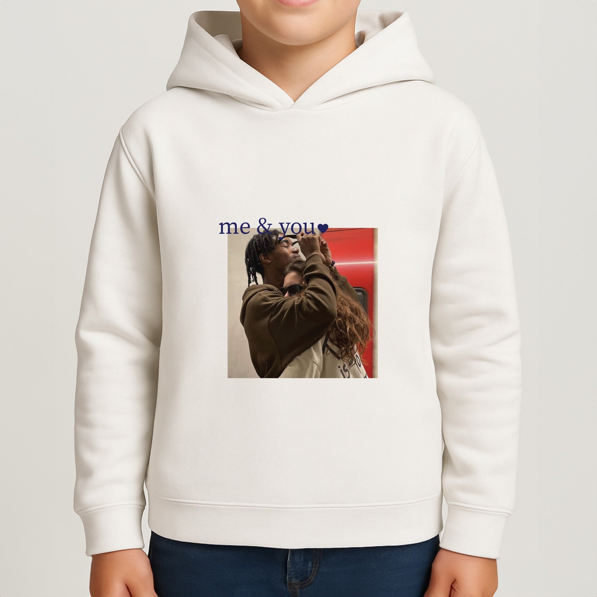 Me And You - Personalised Couples Boys Hoodie