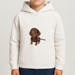 Brown - Dachshunds Boys Hoodie