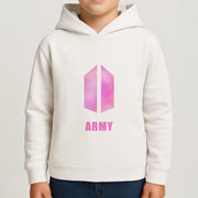 BTS Army Pink - K Pop Kids Hoodie 4
