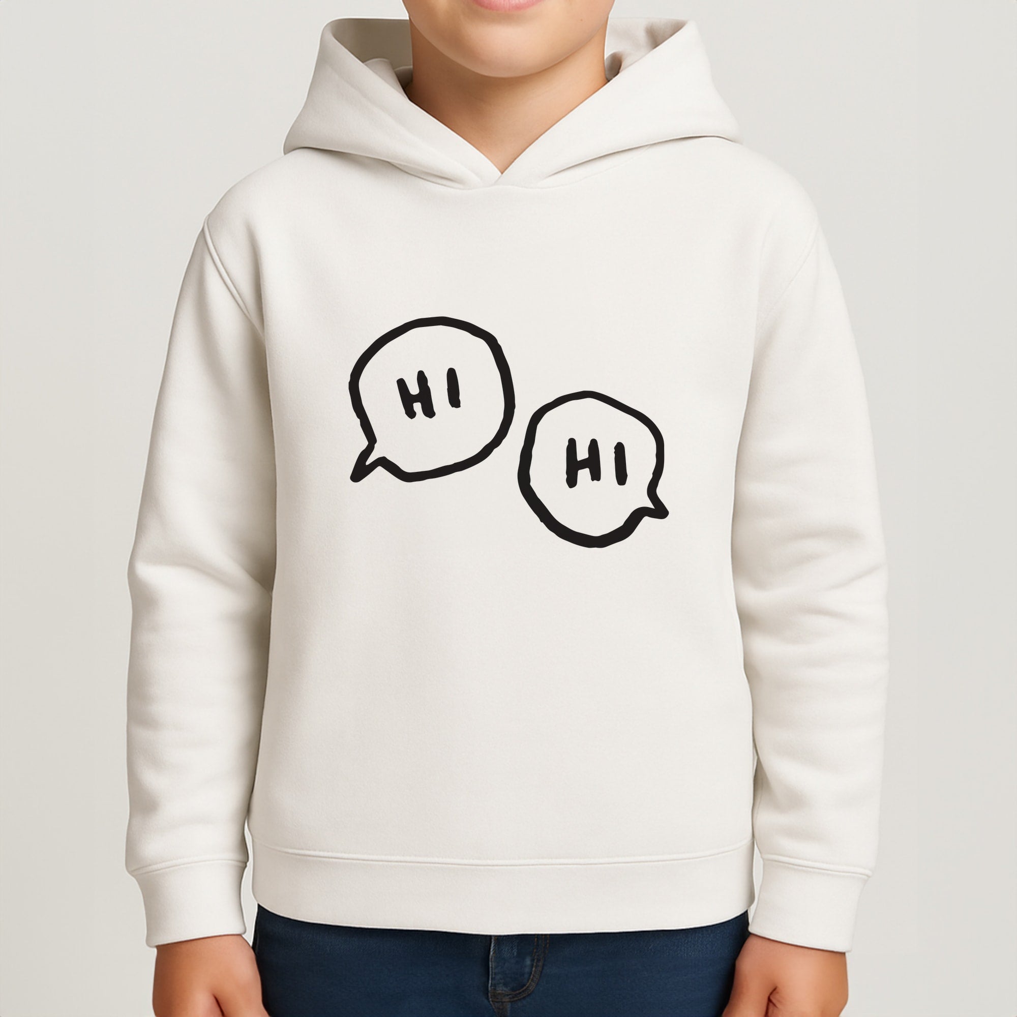 Hi Hi - Heart TV Kids Hoodie